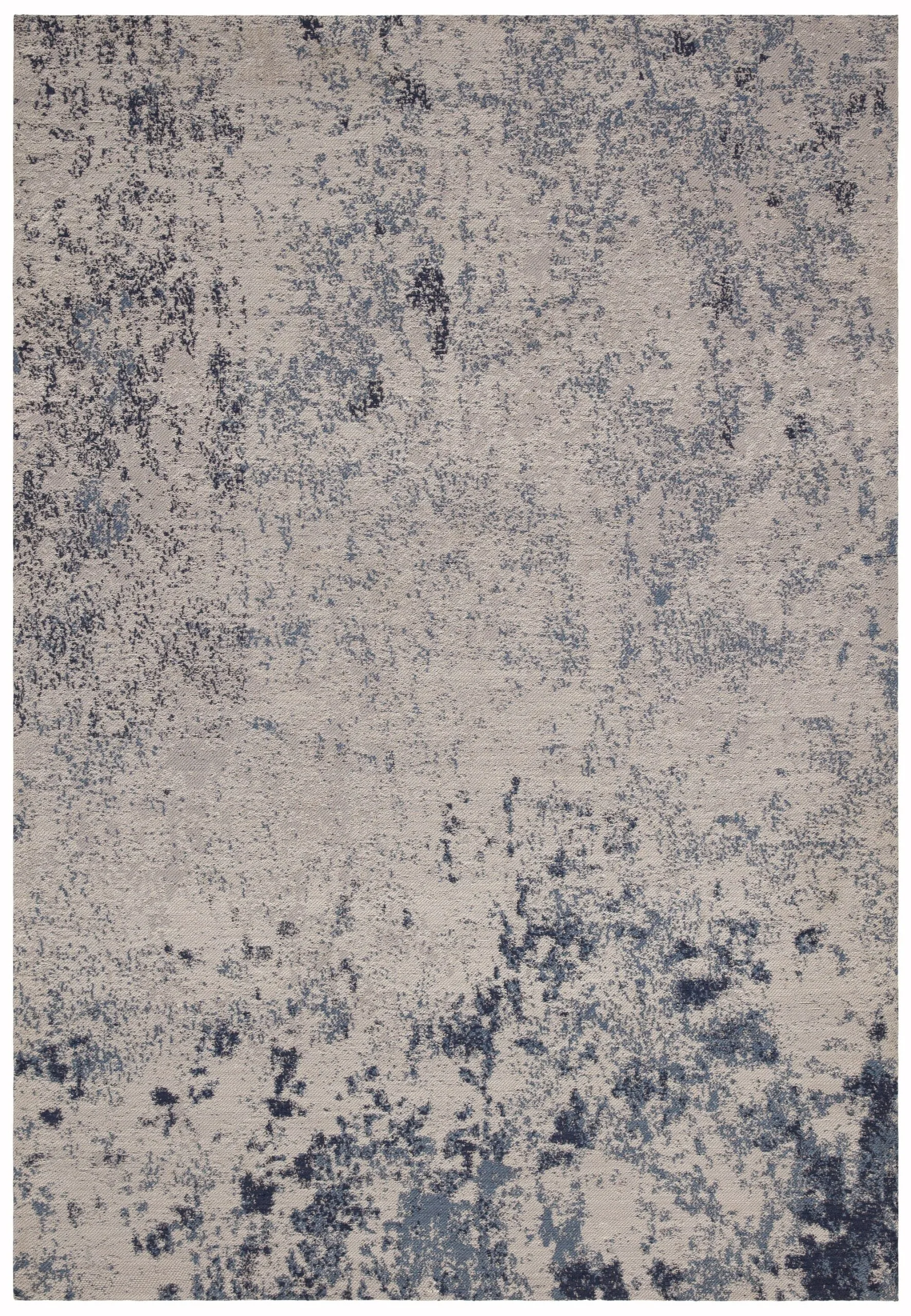 Covor albastru modern outdoor model abstract Dara Blue 2 mm 120×170 cm DARA120170BLUE