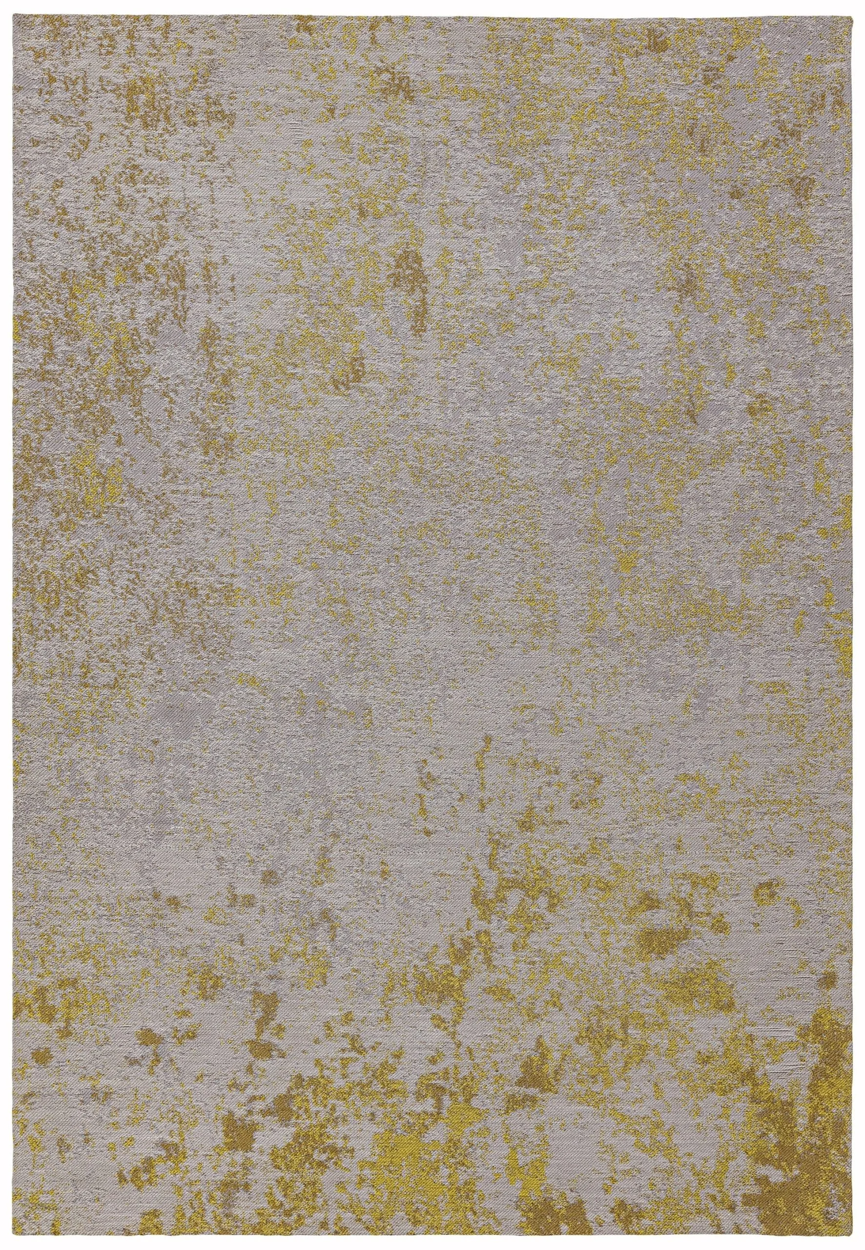 Covor ocru modern outdoor model abstract Dara Ochre 2 mm 200×290 cm DARA200290OCHR