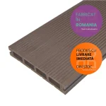 Placi decking WPC maro, Ametista, 4000x150x25mm, pardoseala exterioara compozita