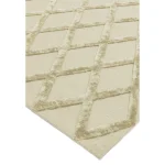 Covor auriu din viscoza lana lucrat manual modern model geometric Dixon Gold Diamond 4-10 mm 120x170 cm DIXO120170GOLD