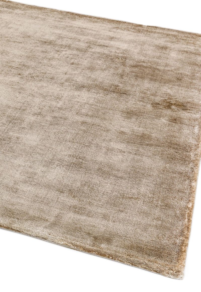 Covor sand din viscoza bumbac lucrat manual modern model uni Dolce Sand 12 mm 120x180 cm DOLC120180SAND - imagine 2