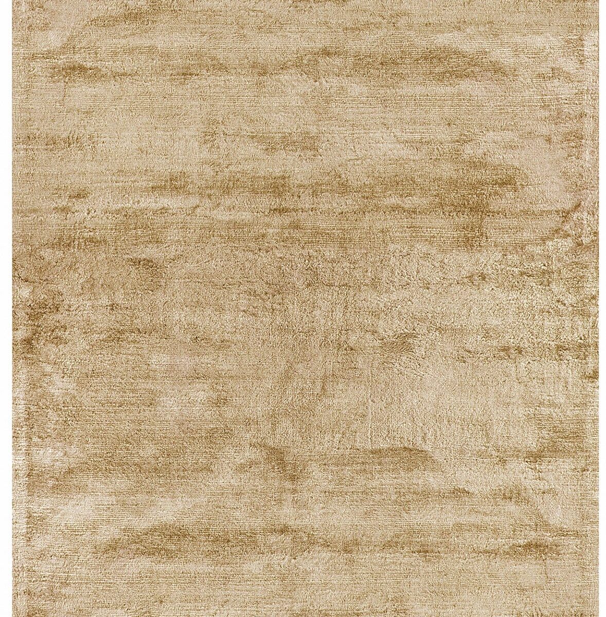 Covor auriu din viscoza bumbac lucrat manual modern model uni Dolce Gold 12 mm 160x230 cm DOLC160230GOLD