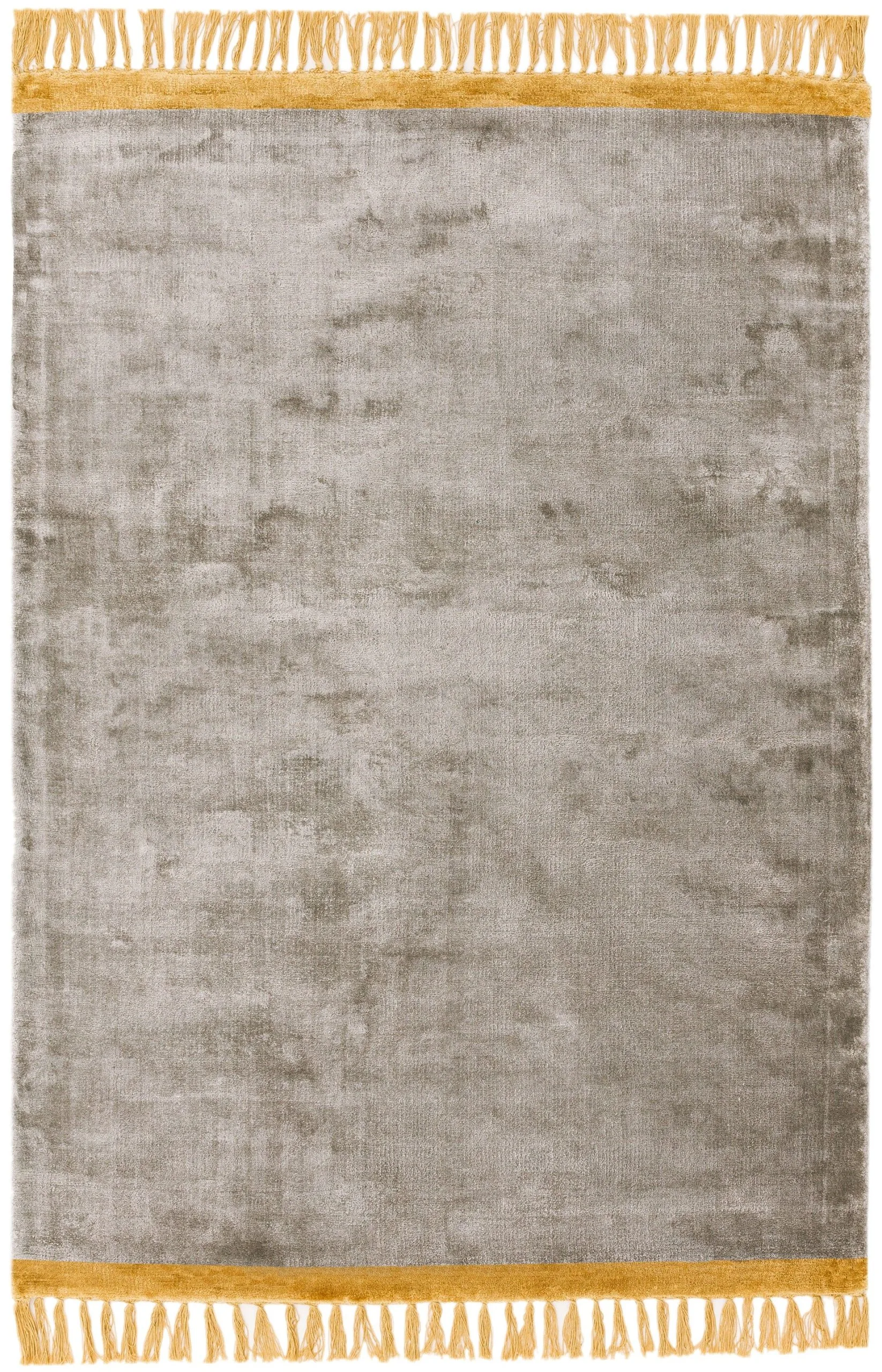 Covor argintiu, dormitor living, modern, vascoza, Elgin Silver Mustard, Asiatic London, 200×290 cm