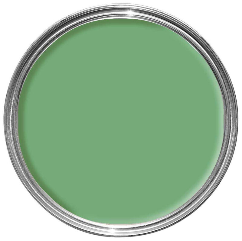 Vopsea verde satinata 20 la suta luciu pentru exterior Farrow and Ball Exterior Eggshell NHM Emerald Green No.W53 2.5 Litri - imagine 2