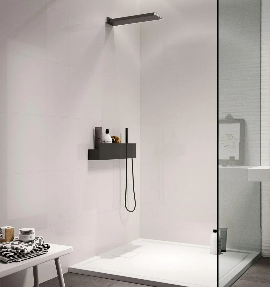 Faianta Alba Rectificata Lucioasa Marazzi Essenziale Lux 40X120 cm MMFK