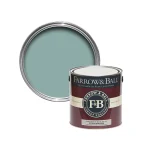 Vopsea albastra satinata 20 la suta luciu pentru interior Farrow and Ball Estate Eggshell Ballroom Blue No. 24 2.5 Litri