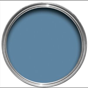 Vopsea albastra mata 2 la suta luciu pentru interior Farrow and Ball Estate Emulsion Belvedere Blue No. 215 2.5 Litri