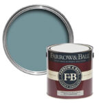 Vopsea albastra mata 2 la suta luciu pentru interior Farrow and Ball Estate Emulsion Berrington Blue No. 14 2.5 Litri