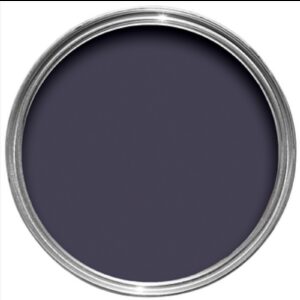 Vopsea neagra mata 2 la suta luciu pentru interior Farrow and Ball Estate Emulsion Bible Black No. 225 2.5 Litri