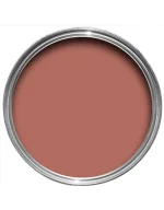 Vopsea rosie mata 2 la suta luciu pentru interior Farrow and Ball Estate Emulsion Book Room Red No. 50 2.5 Litri