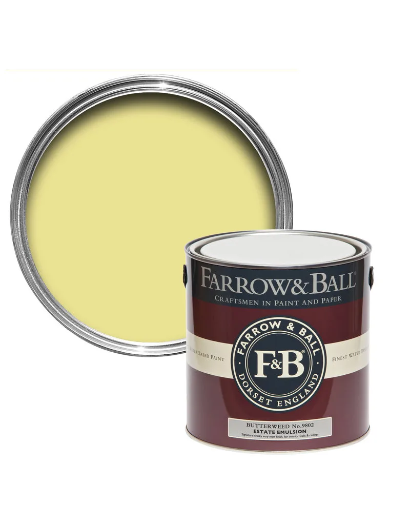 Vopsea galbena mata, Modern Emulsion Farrow & Ball, No. 9802 2.5 Litri