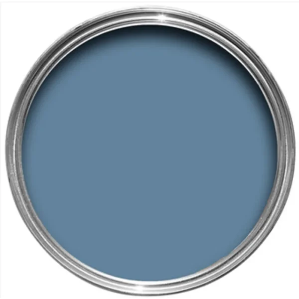 Vopsea albastra mata 2 la suta luciu pentru interior Farrow and Ball Estate Emulsion Chinese Blue No. 90 2.5 Litri