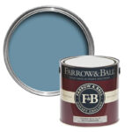 Vopsea albastra lucioasa 95 la suta luciu pentru interior exterior Farrow and Ball Full Gloss Chinese Blue No. 90 2.5 Litri