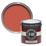 Vopsea rosie satinata 20 la suta luciu pentru exterior Farrow and Ball Exterior Eggshell No. 9816 750 ml