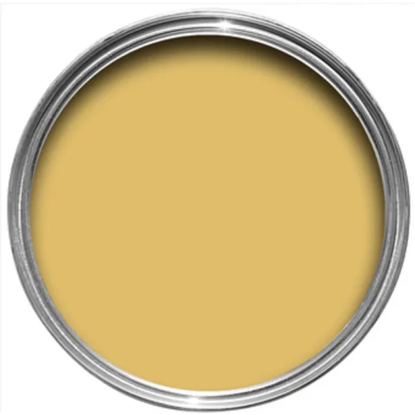 Vopsea galbena mata 2 la suta luciu pentru interior Farrow and Ball Estate Emulsion Corngold No. 9915 2.5 Litri
