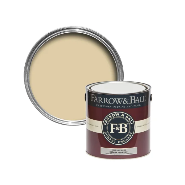 Vopsea crem mata 7 la suta luciu pentru interior Farrow and Ball Mostra Cream No. 44 100 ml