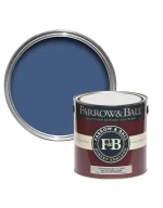 Vopsea albastra mata 2 la suta luciu pentru interior Farrow and Ball Estate Emulsion No. 9820 2.5 Litri