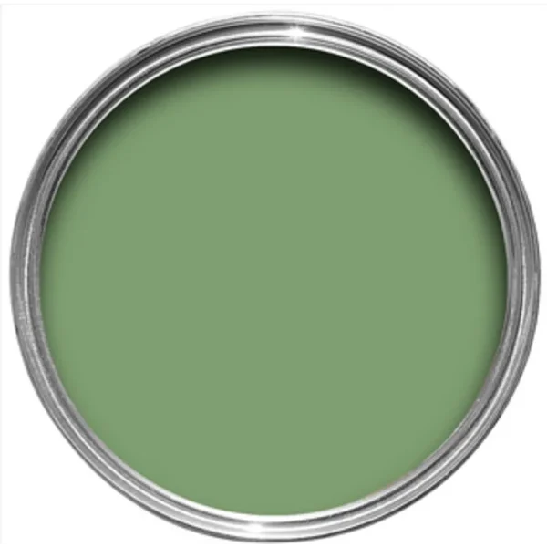 Vopsea verde mata 2 la suta luciu pentru interior Farrow and Ball Estate Emulsion Folly Green No. 76 2.5 Litri