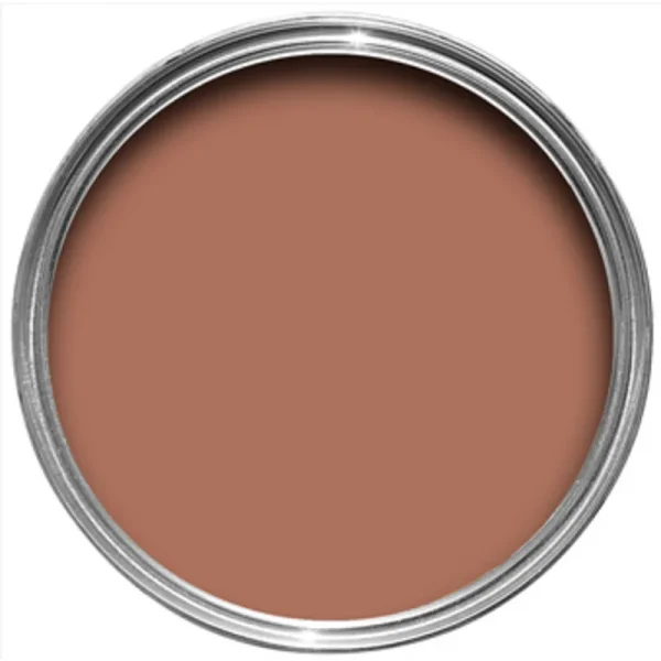 Vopsea rosie mata 2 la suta luciu pentru interior Farrow and Ball Estate Emulsion Fox Red No. 48 2.5 Litri