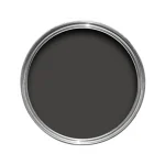 Vopsea neagra mata 2 la suta luciu pentru interior Farrow and Ball Estate Emulsion Grate Black No. 9920 2.5 Litri