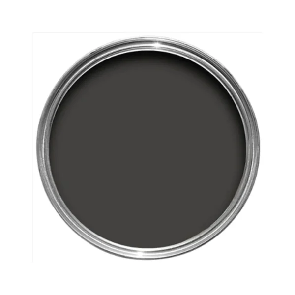 Vopsea neagra mata 2 la suta luciu pentru interior Farrow and Ball Estate Emulsion Grate Black No. 9920 2.5 Litri