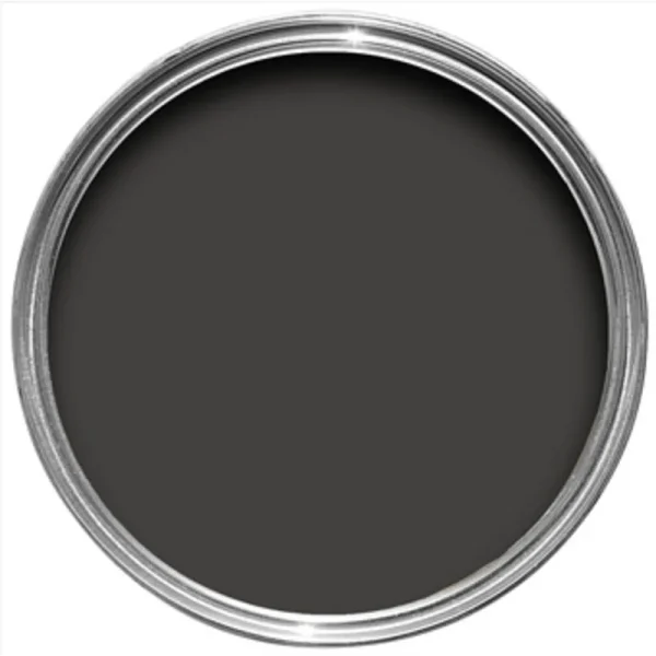 Vopsea neagra mata 2 la suta luciu pentru interior Farrow and Ball Estate Emulsion Grate Black No. 9920 2.5 Litri