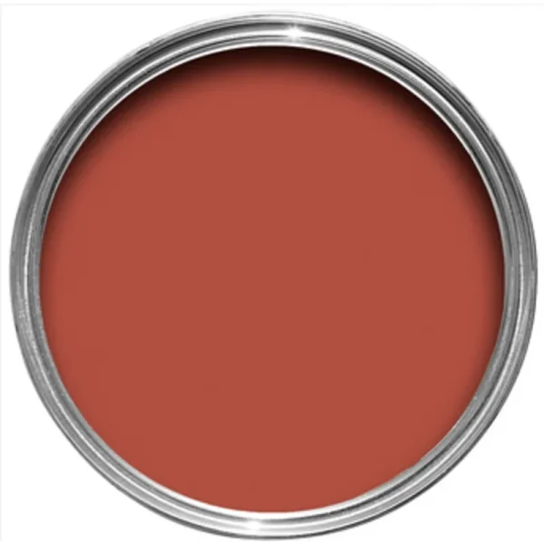 Vopsea rosie mata 2 la suta luciu pentru interior Farrow and Ball Estate Emulsion Harissa No. 9916 2.5 Litri