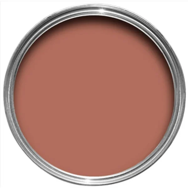 Vopsea rosie mata 2 la suta luciu pentru interior Farrow and Ball Estate Emulsion Loggia No. 232 2.5 Litri
