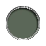 Vopsea verde mata 2 la suta luciu pentru interior Farrow and Ball Estate Emulsion Minster Green No. 224 2.5 Litri