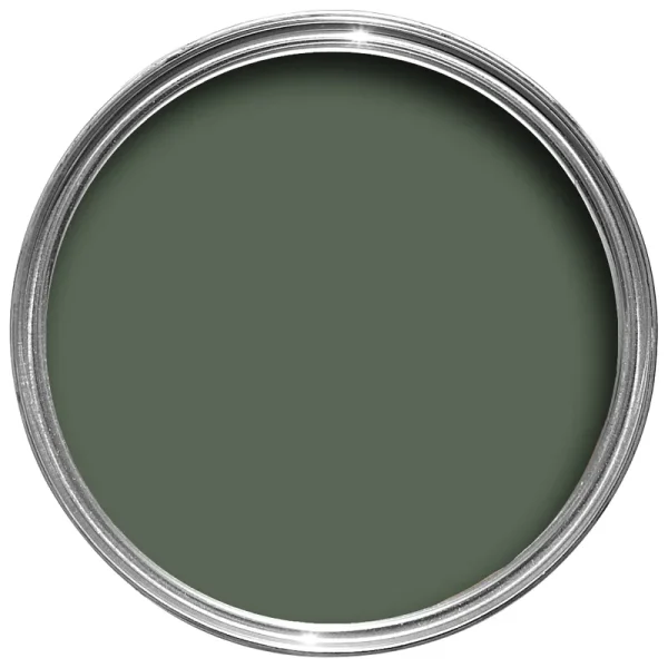 Vopsea verde mata 2 la suta luciu pentru interior Farrow and Ball Estate Emulsion Minster Green No. 224 2.5 Litri