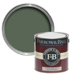 Vopsea verde satinata 40 la suta luciu pentru interior Farrow and Ball Modern Eggshell Minster Green No. 224 750 ml