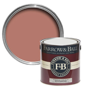 Vopsea roz mata 2 la suta luciu pentru interior Farrow and Ball Estate Emulsion Porphyry Pink No. 49 2.5 Litri