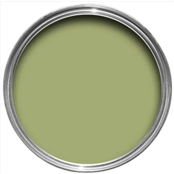 Vopsea verde mata 2 la suta luciu pentru interior Farrow and Ball Estate Emulsion Saxon Green No. 80 2.5 Litri