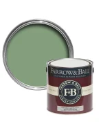 Vopsea verde mata 2 la suta luciu pentru interior Farrow and Ball Estate Emulsion Suffield Green No. 77 2.5 Litri