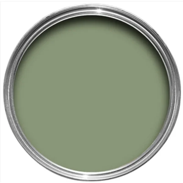 Vopsea verde mata 2 la suta luciu pentru interior Farrow and Ball Estate Emulsion Sutcliffe Green No. 78 2.5 Litri