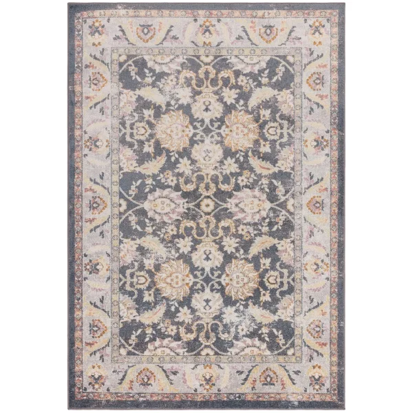 Covor traditional model floral Flores Farah 6.55 mm 120x170 cm FLRE1201700007