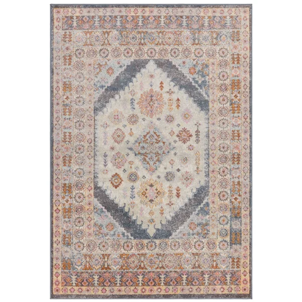 Covor traditional model floral Flores Fiza 6.55 mm 120x170 cm FLRE1201700006