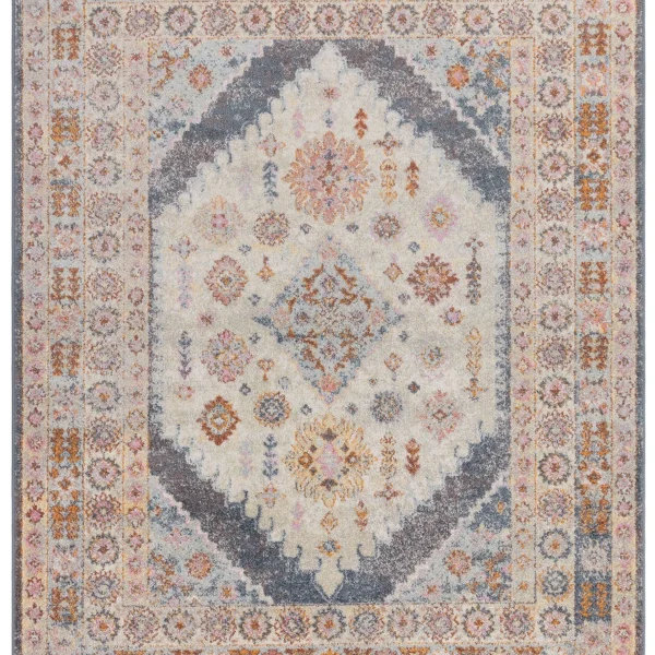 Covor traditional model floral Flores Fiza 6.55 mm 120x170 cm FLRE1201700006