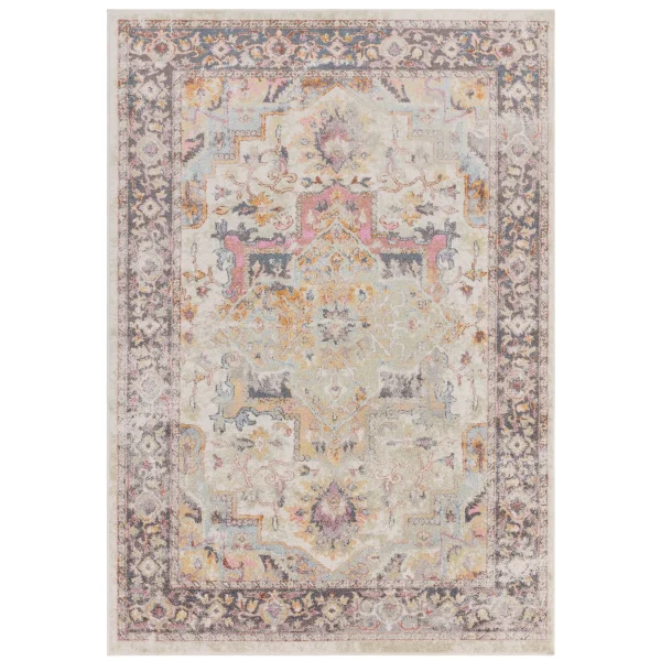 Covor traditional model floral Flores Kira 6.55 mm 120x170 cm FLRE1201700004