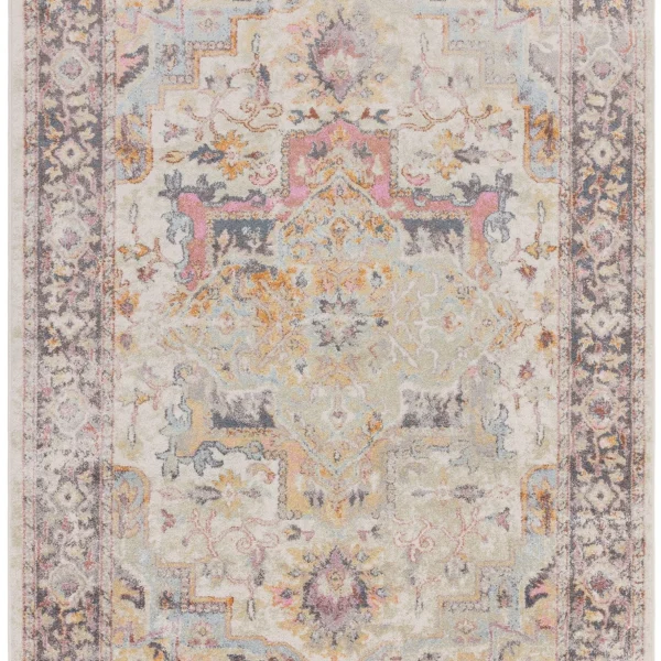 Covor traditional model floral Flores Kira 6.55 mm 120x170 cm FLRE1201700004
