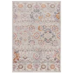 Covor traditional model floral Flores Mina 6.55 mm 160×230 cm FLRE1602300002