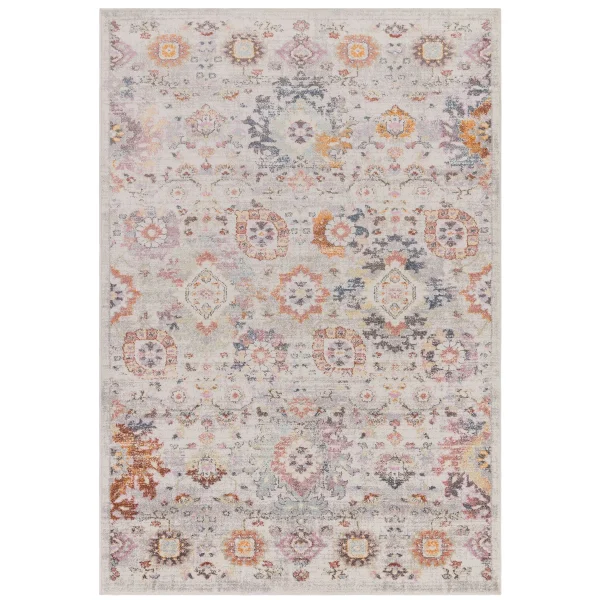 Covor traditional model floral Flores Mina 6.55 mm 120x170 cm FLRE1201700002