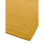 Covor lana, galben, manual, linii in zigzag, Form Ochre, 120x170 cm