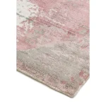 Covor pufos blush din vascoza lucrat manual modern model abstract Gatsby Blush 6 mm 200x290 cm GATS200290BLUS