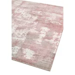 Covor pufos blush din vascoza lucrat manual modern model abstract Gatsby Blush 6 mm 200x290 cm GATS200290BLUS