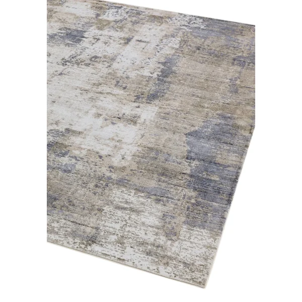 Covor pufos din vascoza lucrat manual modern model abstract Gatsby Cloud 6 mm 160x230 cm GATS160230CLOU