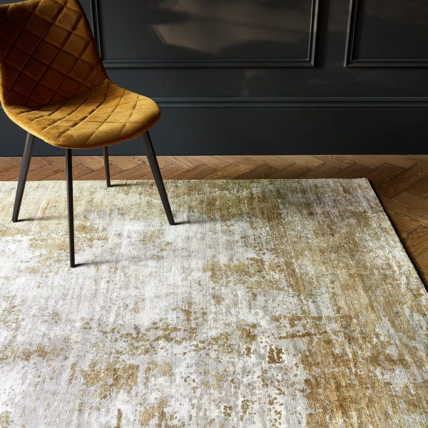 Covor pufos din vascoza lucrat manual modern model abstract Gatsby Autumn 6 mm 240x340 cm GATS240340AUTU