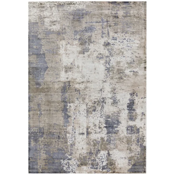 Covor pufos din vascoza lucrat manual modern model abstract Gatsby Cloud 6 mm 160x230 cm GATS160230CLOU