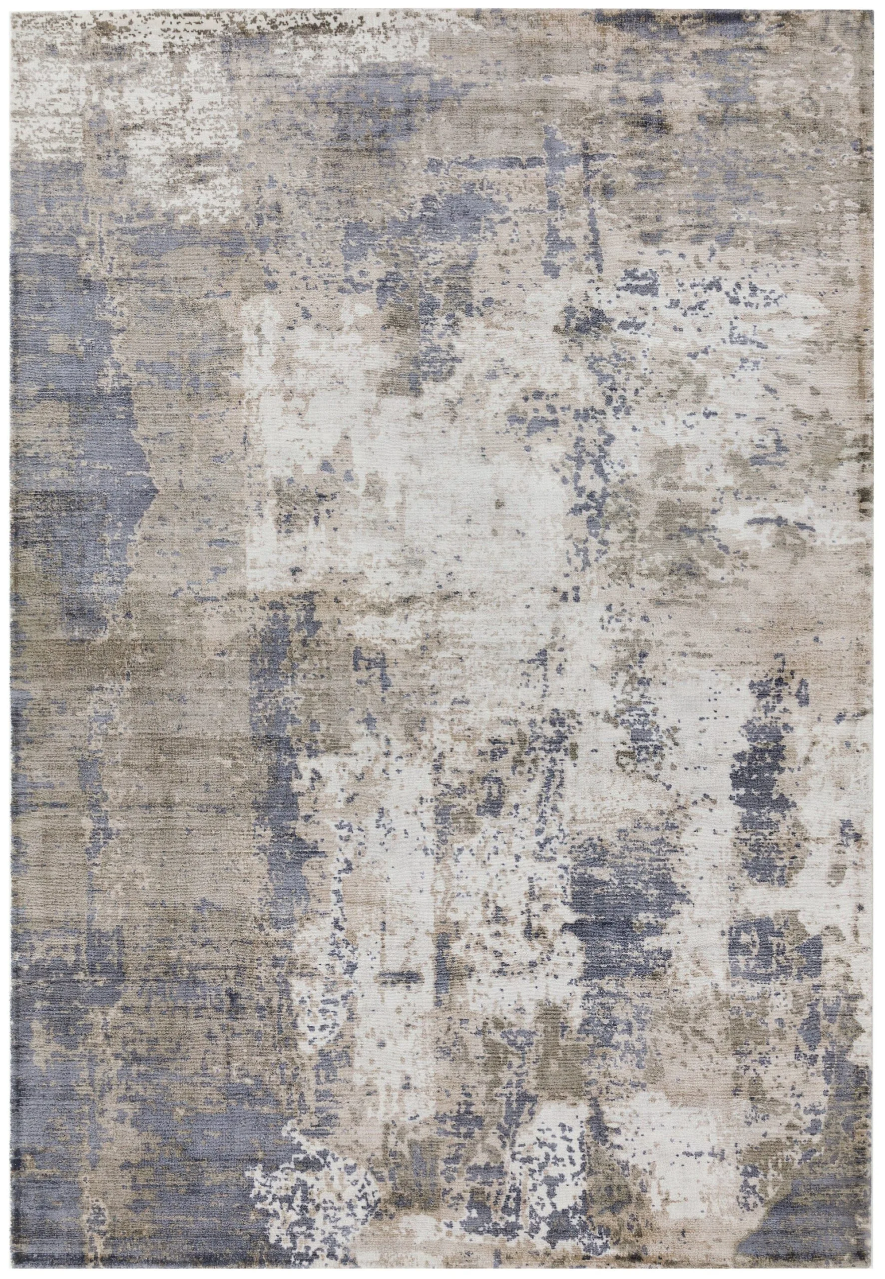 Covor pufos din vascoza lucrat manual modern model abstract Gatsby Cloud 6 mm 160×230 cm GATS160230CLOU