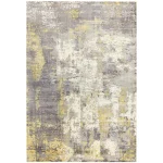 Covor pufos auriu din vascoza lucrat manual modern model abstract Gatsby Gold 6 mm 240x340 cm GATS240340GOLD